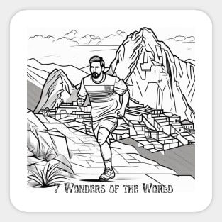 Messi Machu Picchu World Wonder Special Edition Sticker